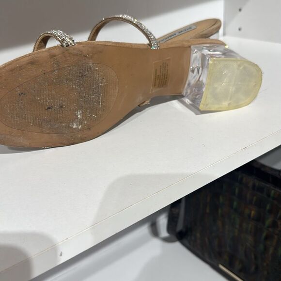 Steve Madden Beige Sandals with Sparkling Straps - Picture 3 of 3
